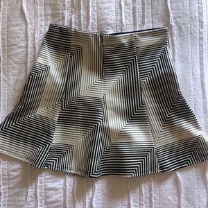 Geometric, spandex skirt